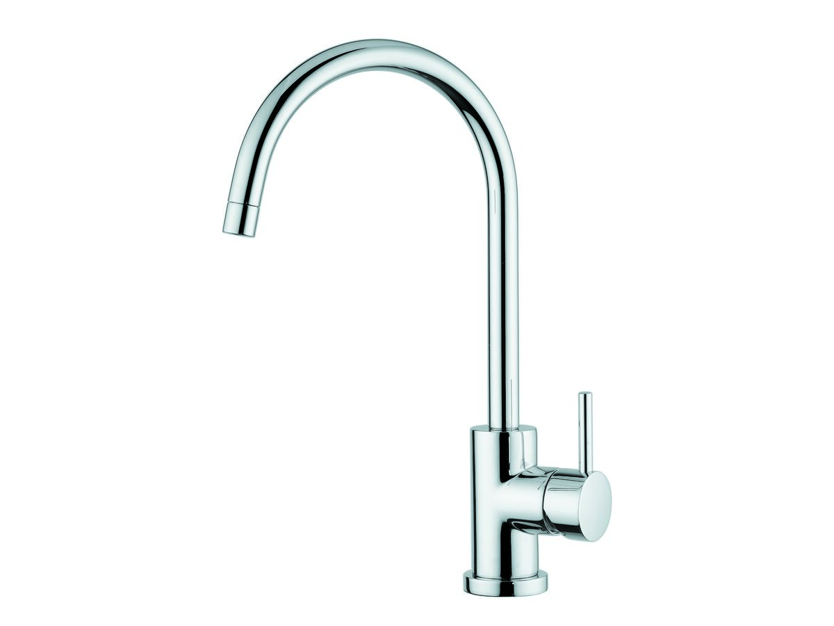 Nobili Oz T7 Gooseneck Sink Mixer Chrome (4 Star) from Reece