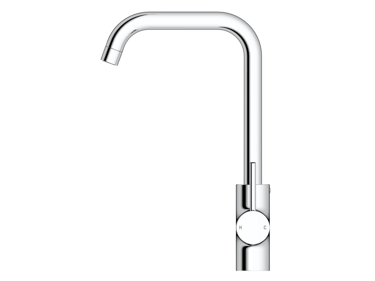 Mizu Drift MK2 Sink Mixer Tap Square Outlet Chrome (4 Star)