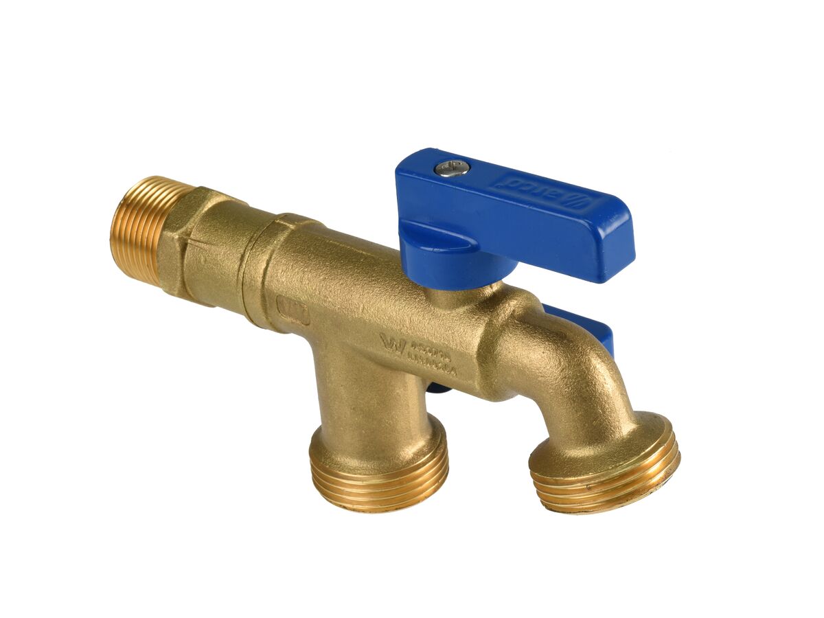 Arco Double Grifo Tap with Non Return Valve Male 20mm from Reece