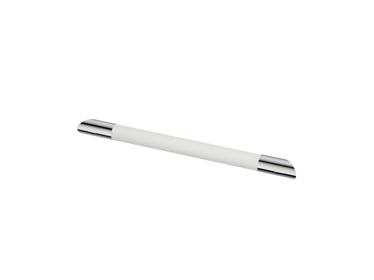 Caroma Opal Corner Shower Support Rail White / Bright Chrome finish