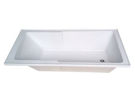 Posh Domaine Shower Bath 1700 x 780 x 410mm White