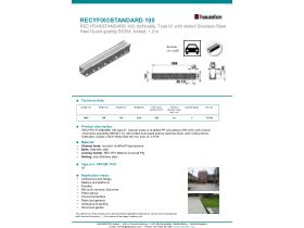 Specification Sheet - Hauraton 100mm PP Channel with Stainless Steel H/G 1M
