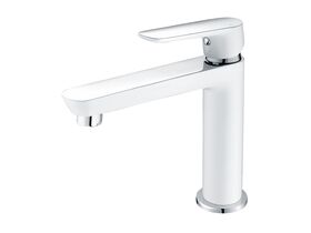 Mizu Bliss Basin Mixer White / Chrome (4 Star)