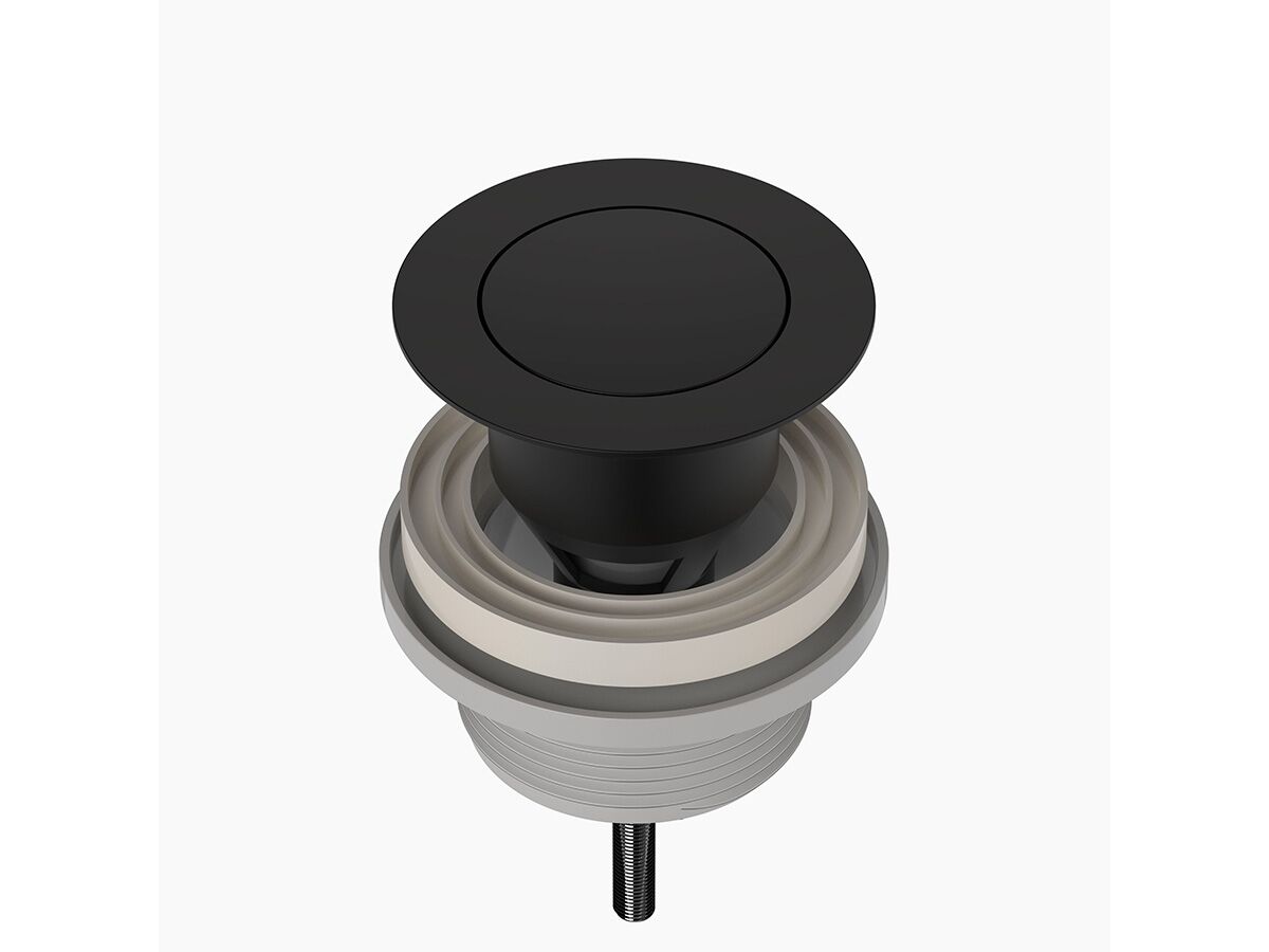 Clark Pop Up Basin Waste Matte Black