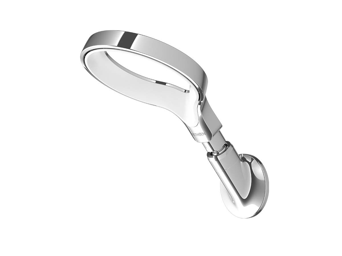 Aio Aurajet Wall Shower Short Arm White (3 Star)