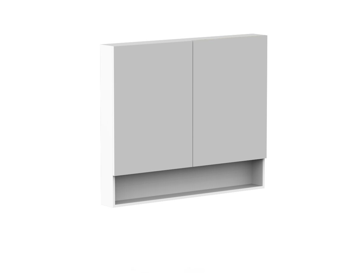 Posh Domaine 1200mm x 1000mm Open Shelf Shaving 2 Door from Reece