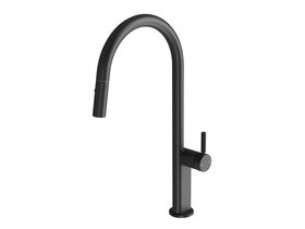 Hero - Milli Etch Gooseneck Pull Out Sink Mixer Matte Black (5 Star)