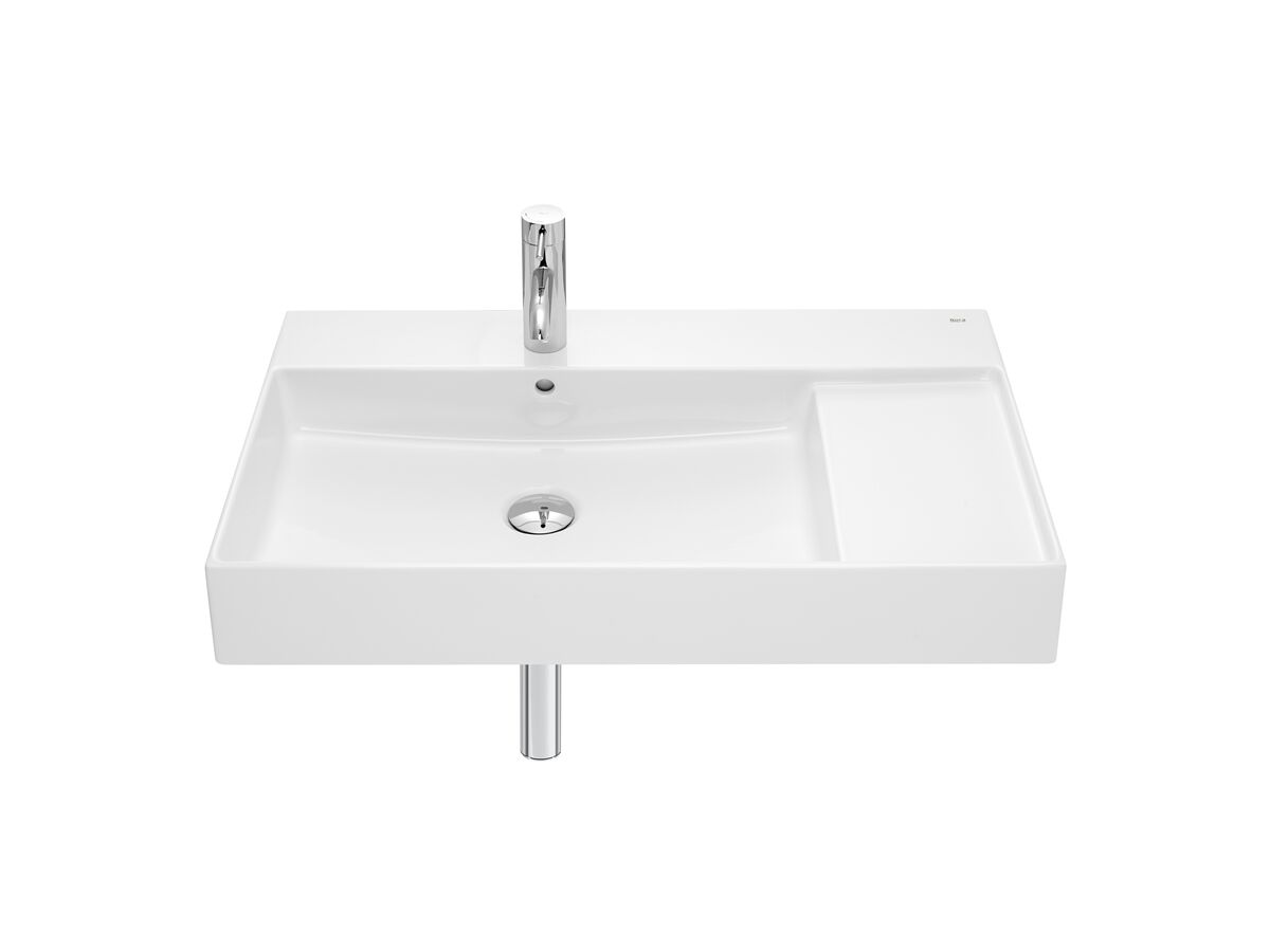 Roca Inspira Wall Basin with Fixings 800mm x 490mm White from Reece