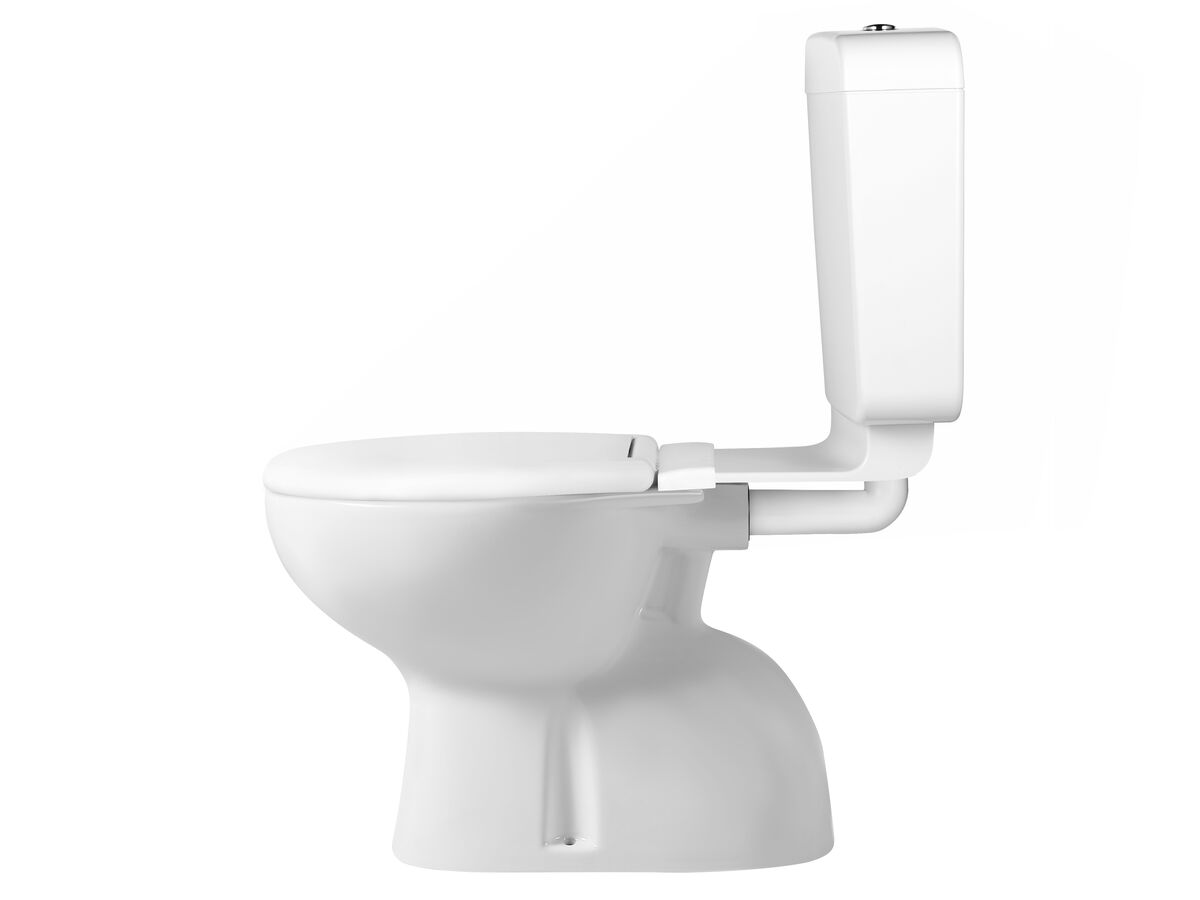 Posh Solus MK2 Low Level Link Plastic Tank Concealed Pan Toilet Suite S