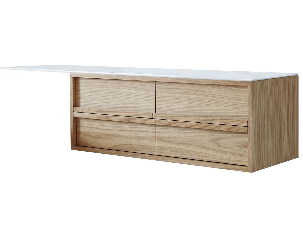 ISSY Z8 1500mm Vanity Unit 4 Drawers Extended Top Left or Right Hand