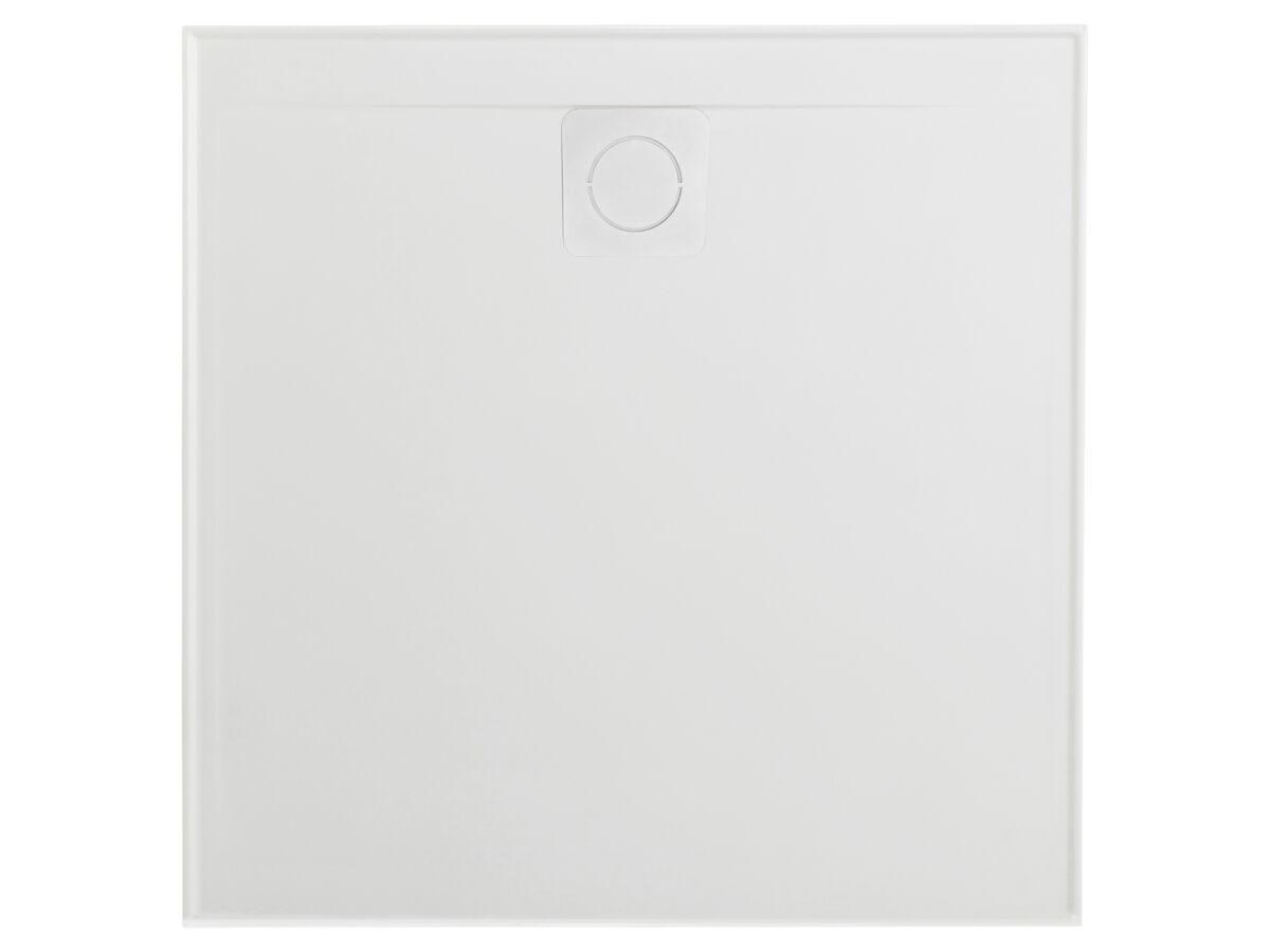 Posh Solus Polymarble Shower Base with Waste & Grate Cover 900 x 900mm