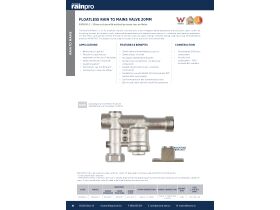Specification Sheet - Reefe Acquasaver RM1600-2 Rain to Mains Changeover Valve 20mm Watermarked