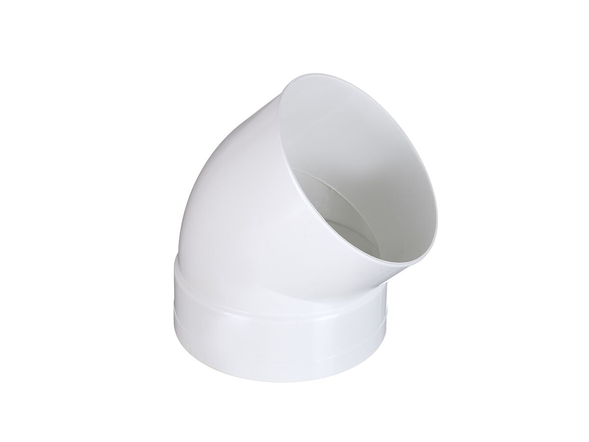 Stormwater PVC Bend Male & Female 90mm x 45 Degree from Reece