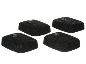 Recycled Rubber Mount 4 Pack 135mm x 100mm x 35mm