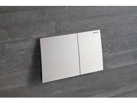 Geberit Sigma 70 Dual Flush Button Brushed Stainless Steel Easy Clean Coating
