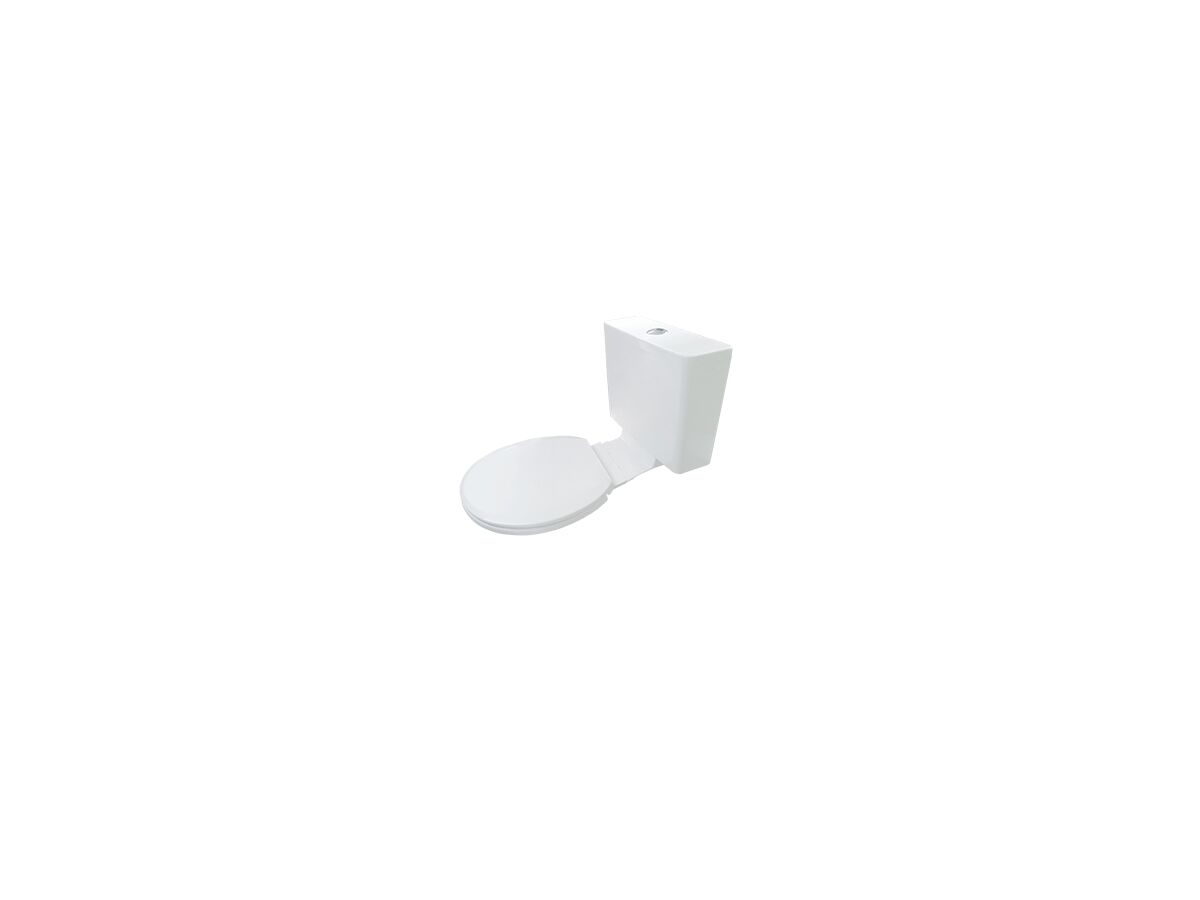 Kuga Plastic Cistern with Heavy Duty Soft Close Seat