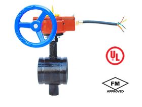 Fire Grooved Butterfly Valve WGO