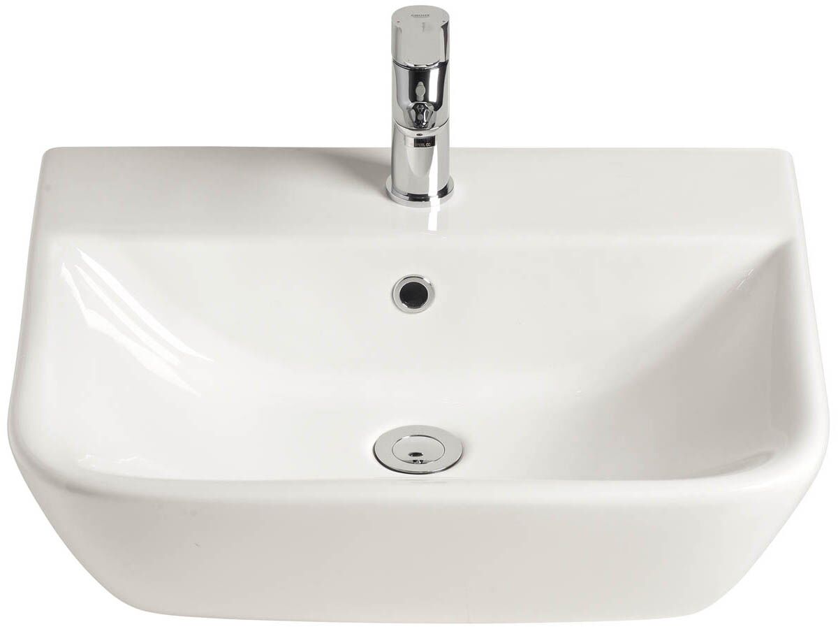American Standard Wall Basin One Taphole 550mm with Fixing Kit
