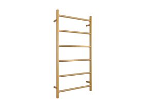 Mizu Drift MK2 550 x 1050mm Heated Towel Rail Low Voltage 24V Brushed Gold PVD