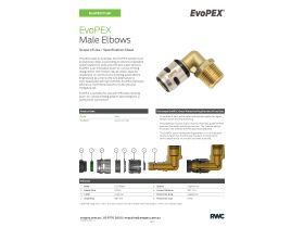 Specification Sheet - EvoPEX LF Elbow