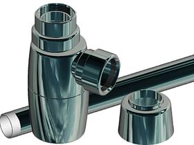 Plastec Bottle Trap Loose Nut Kit 40mm PVC