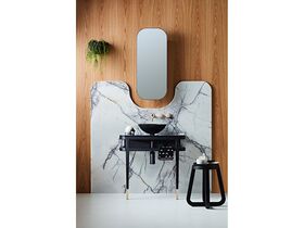ISSY Z1 Oval Mirror with Shaving Cab