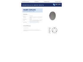 Specification Sheet - Bt Fix Plate Only Suit Mlr Series
