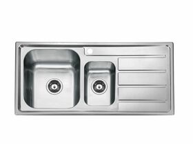 Posh Solus MK3 1 1/3 Sink Pack Left Hand Basin Stainless Steel