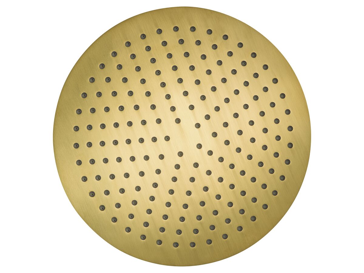 Mizu Drift Overhead Shower Brass 200mm Brushed Brass (3 Star)