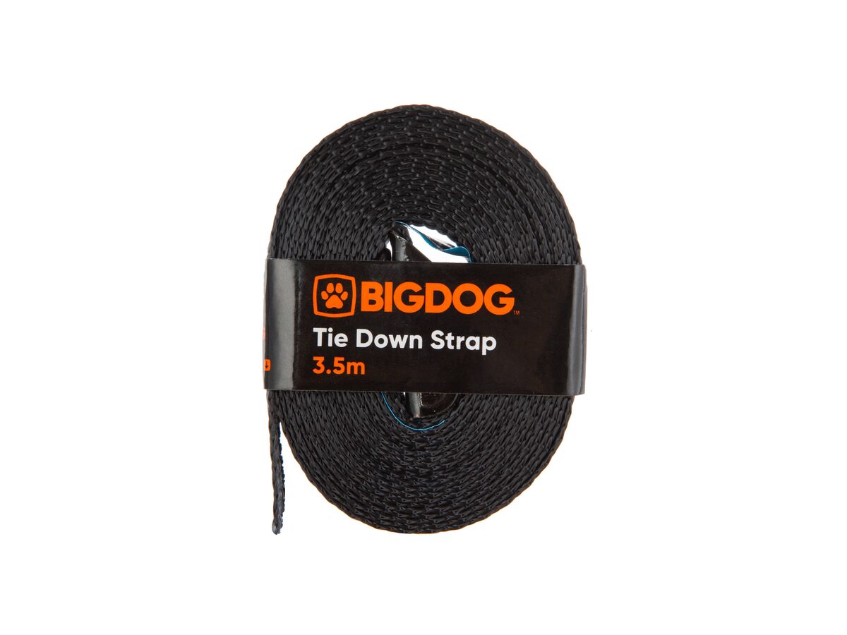 BigDog Tie Down Strap (Black) 3.5m