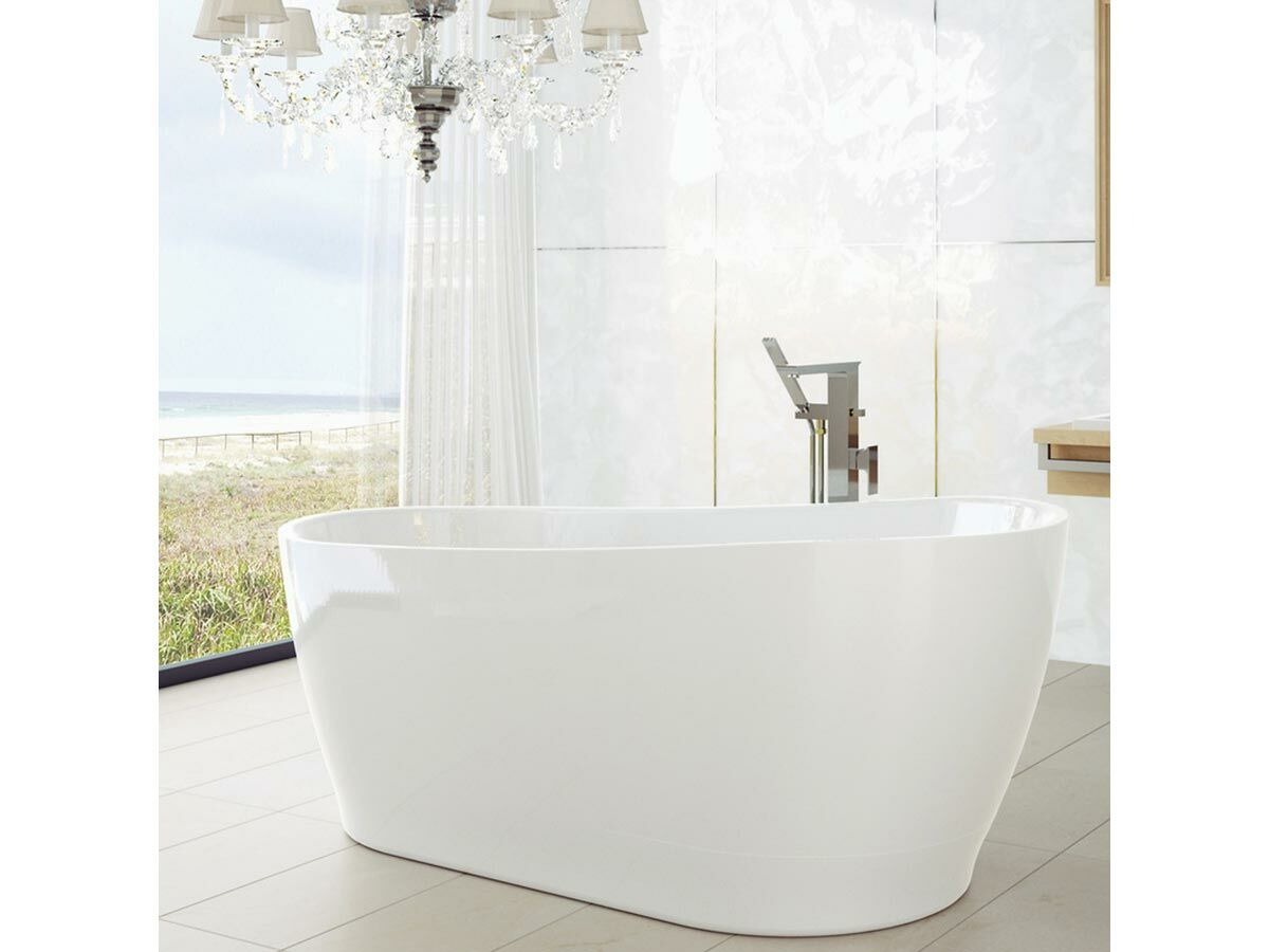 Caroma Blanc Freestanding Bath 1700 White from Reece