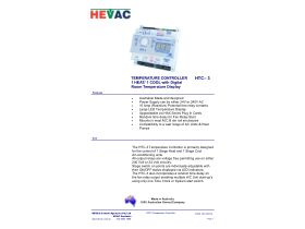 Specification Sheet - Hevac HTC-3