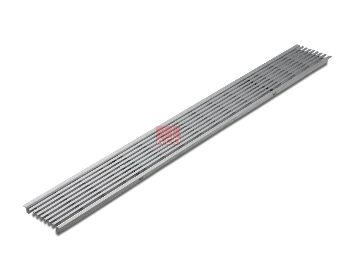 Aco Hexaline 1mtr Stainless Steel Heel Safe Grate Only