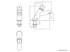 RBA Rio Self Closing Tap Chrome (6 Star)