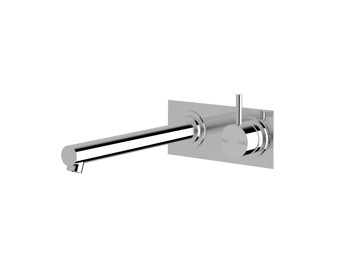 Scala Bath Mixer Tap Outlet System Straight 250mm Right Hand Operation Chrome