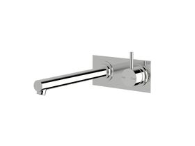 Scala Bath Mixer Tap Outlet System Straight 250mm Right Hand Operation Chrome