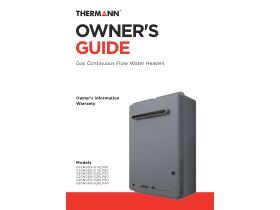 User Manual - Thermann G-Series Gas Continuous