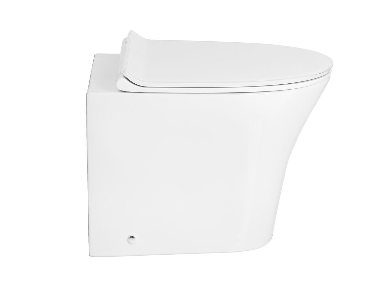 American Standard Signature Hygiene Rim Back to Wall Pan with Soft