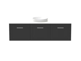 Kado Lux All Door 1500mm Centre Bowl Wall Hung Friday Quartz
