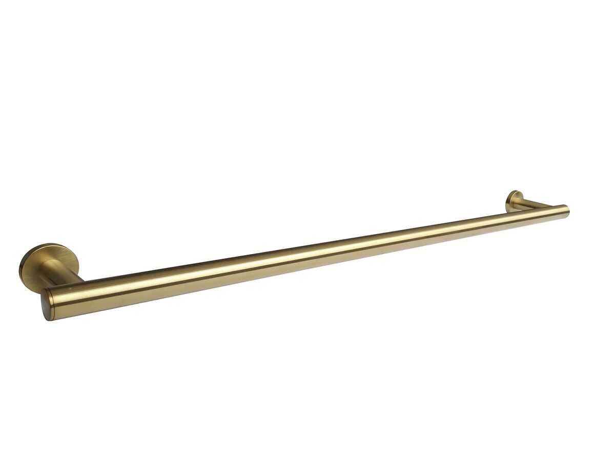 Mizu Drift Single Towel Rail 700mm Brushed Gold from Reece