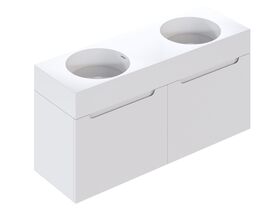 Supporting Image - Omvivo Neo Two Wall Hung Vanity 1400