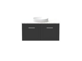 Kado Lux All Door 900mm Centre Bowl Wall Hung Caesarstone