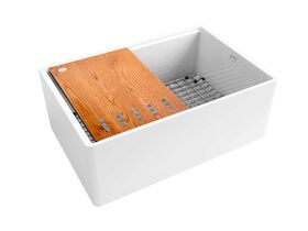 Memo Harper Single Bowl Butler Sink Fireclay