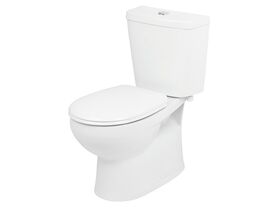 Stylus Venecia Close Coupled S Trap Bottom Inlet Toilet Suite Standard Close Seat White (4 Star)