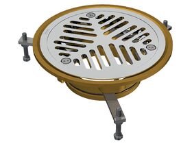 Vinyl Floor Waste Chrome Timber Floor 100mm