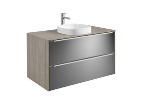 Roca Inspira Soft Semi Inset No Taphole 370mm x 370mm x 75mm White