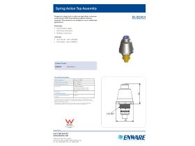 Specification Sheet - Enware Spring Top Assembly - Push Button