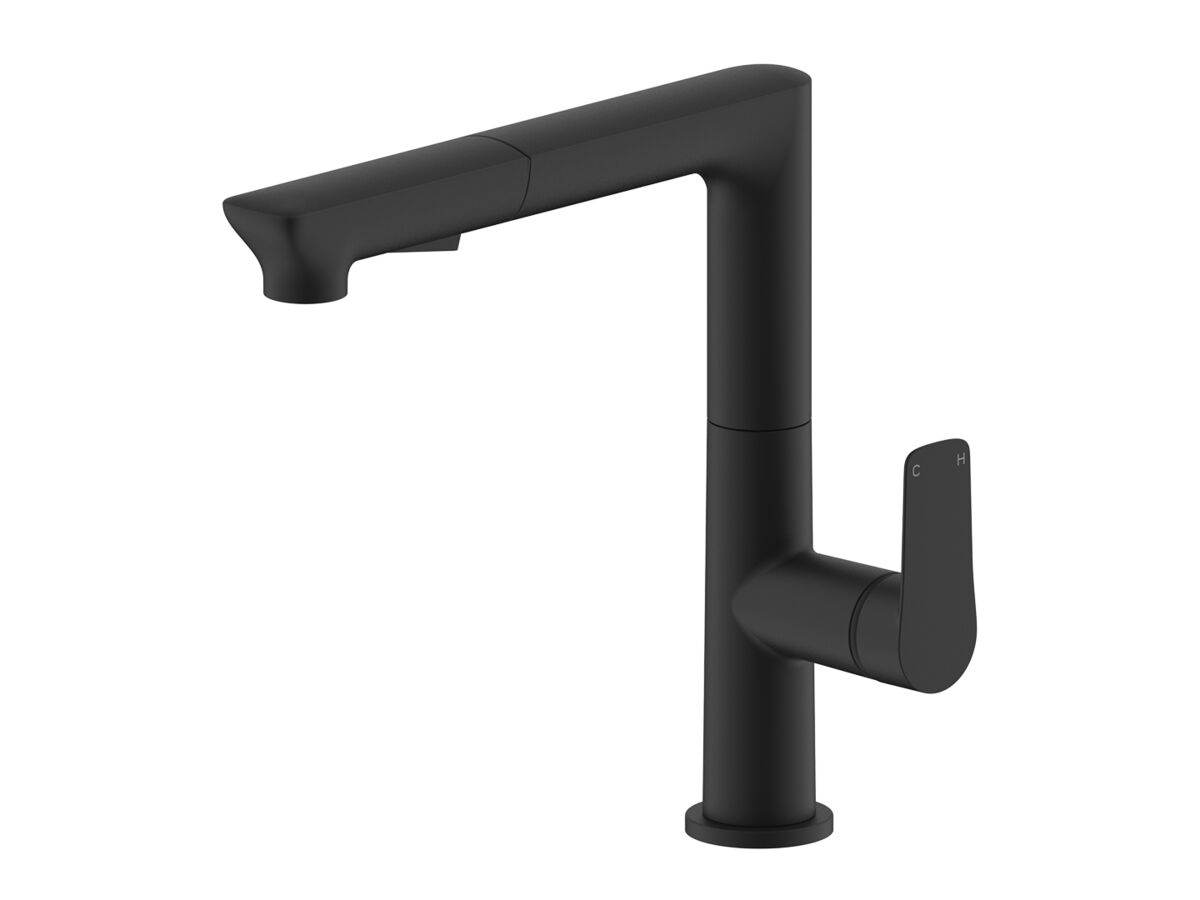 Milli Trace Pullout Sink Mixer Matte Black (5 Star)