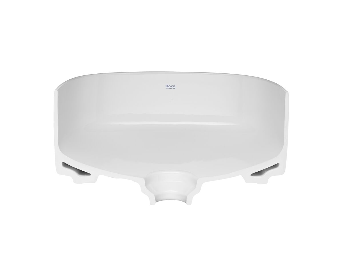 Roca Inspira Soft Vessel No Taphole 370mm x 370mm White