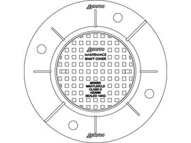 Aymroo Maintenance Shaft Cover & Frame "D"